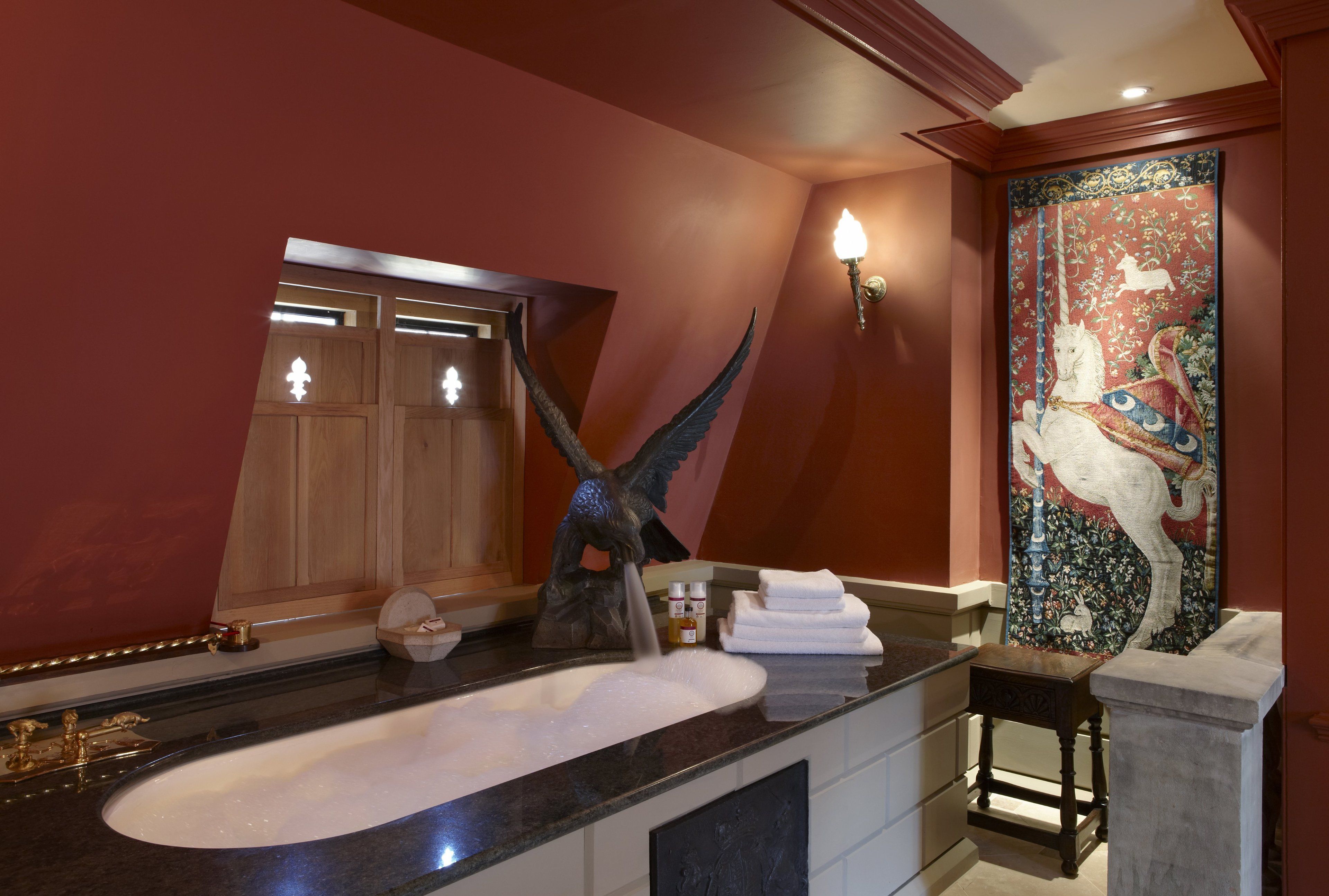 suite, 1 king bed | bathroom | designer toiletries, hair dryer, bathrobes, slippers