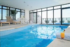 Indoor pool, outdoor pool