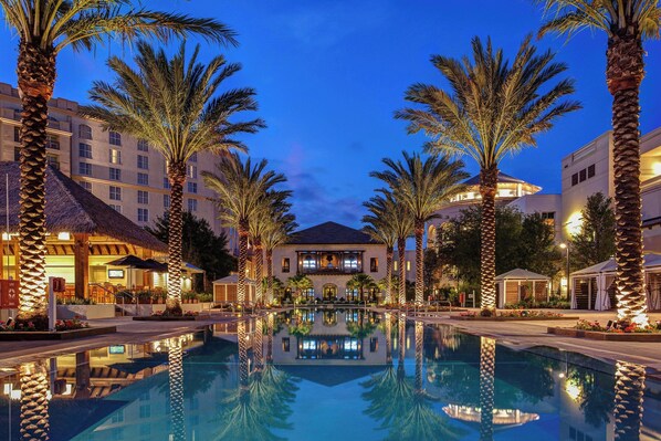 3 outdoor pools, cabanas (surcharge), pool umbrellas