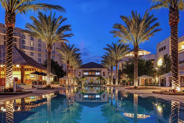 3 outdoor pools, cabanas (surcharge), pool umbrellas