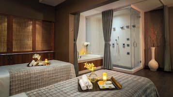 Sauna, baño de vapor, tratamientos corporales y aromaterapia