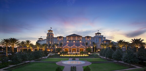 Front of property - evening/night