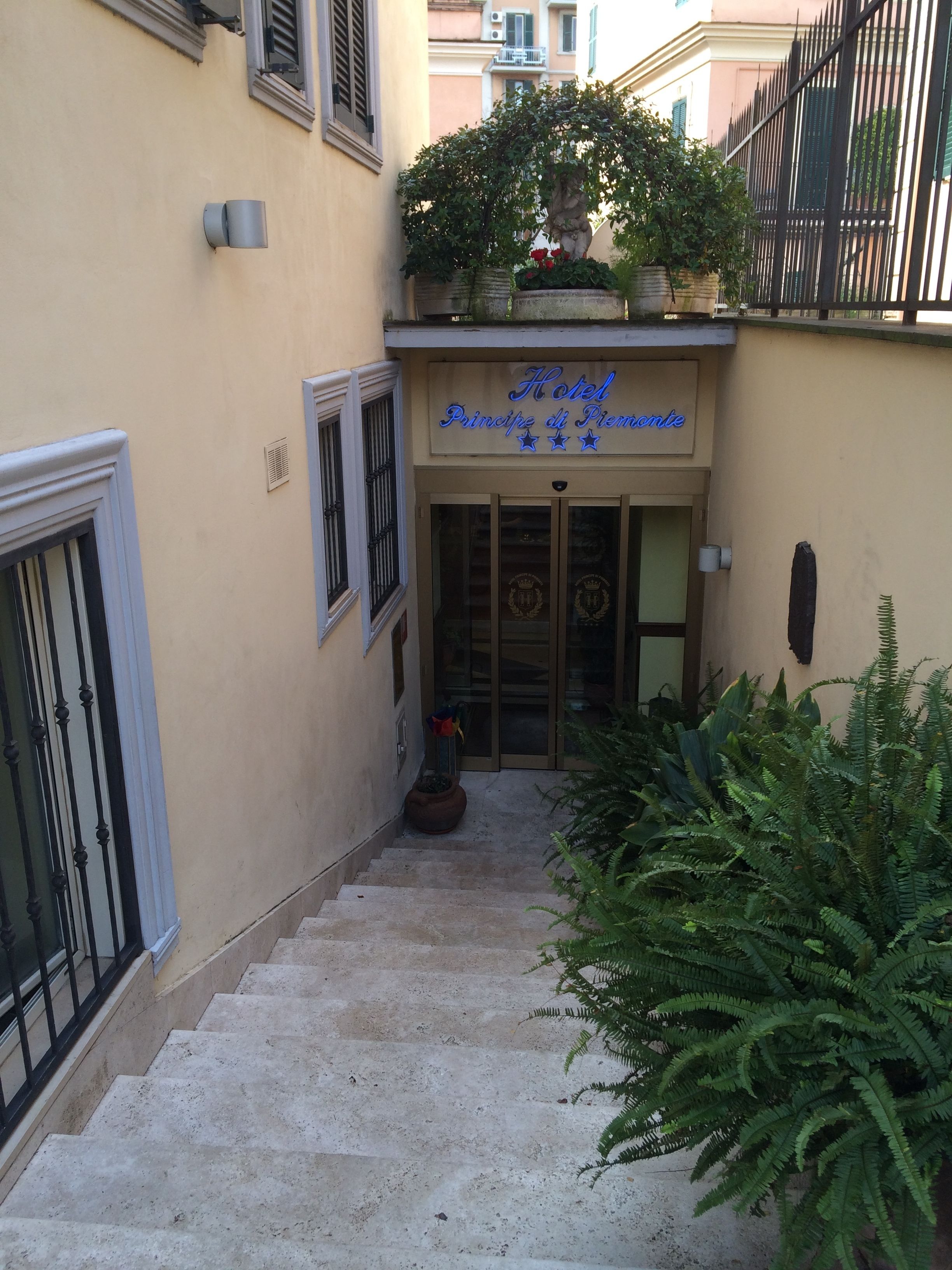 Ingresso della struttura