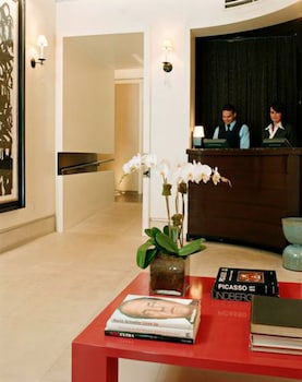 Reception area at City Club Hotel