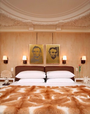Alloggio su due livelli, 1 letto king | Lenzuola Frette, biancheria da letto di alta qualità