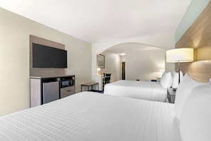 Suite, 2 Queen Beds, Non Smoking, Refrigerator & Microwave