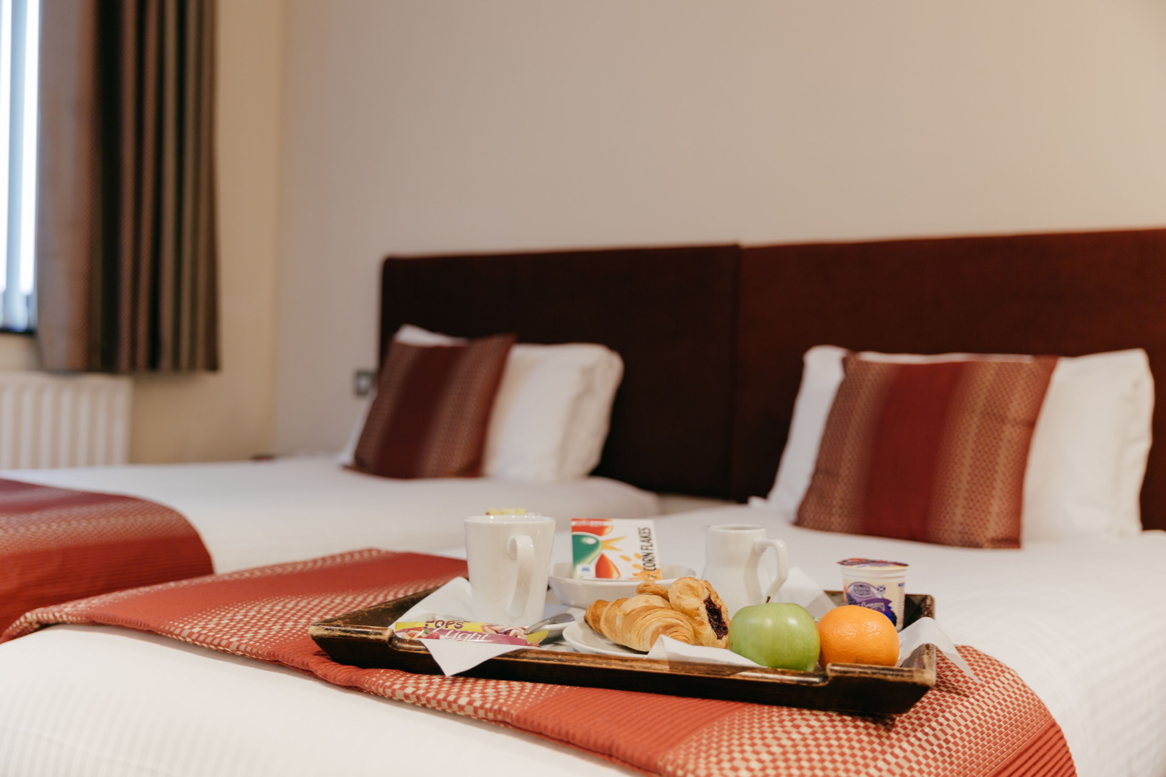 standard room, 2 single beds, non smoking | 1 bedroom, desk, blackout curtains, iron/ironing board