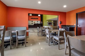 Free daily self-serve breakfast