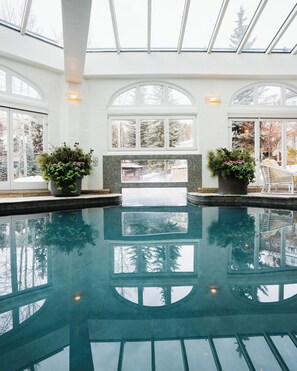 Indoor pool, outdoor pool