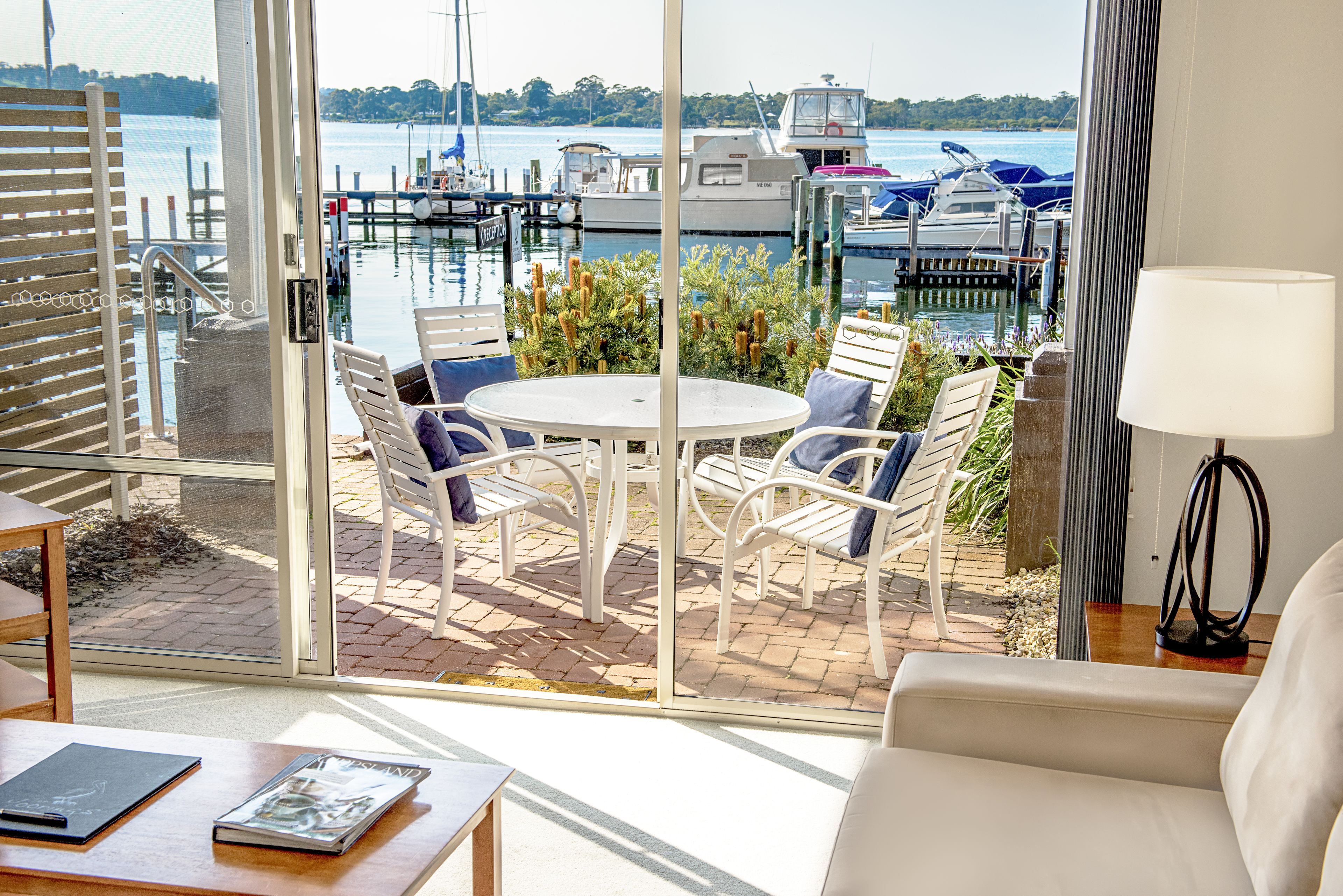 Two Bedroom Bancroft Bay Apartment | Living area | Flat-screen TV