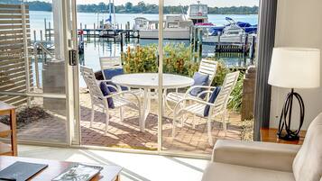 Two Bedroom Bancroft Bay Apartment | Living area