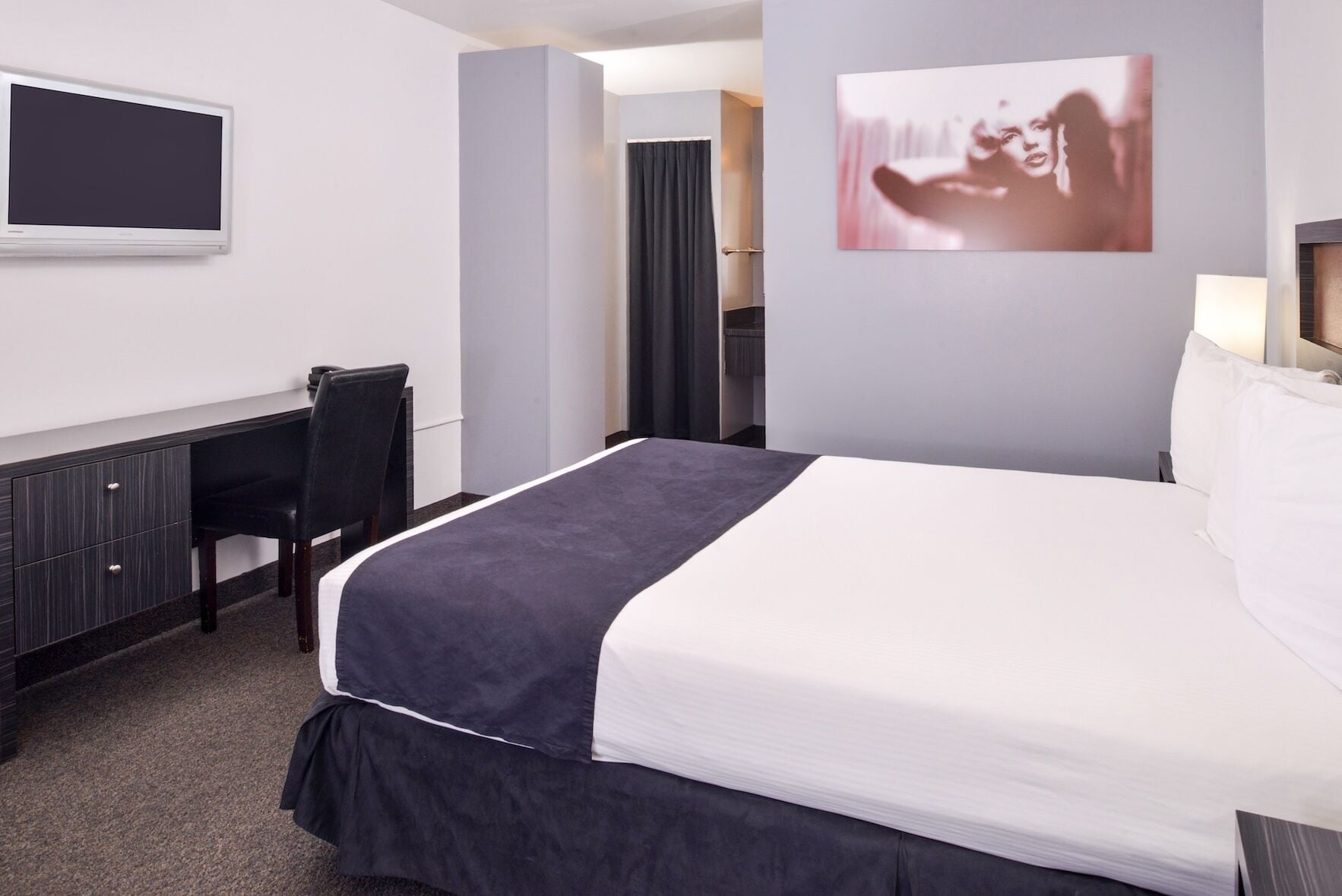 hypo-allergenic bedding, individually decorated, individually furnished