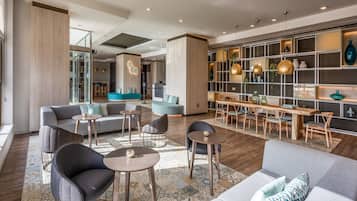 Sala de estar en el lobby