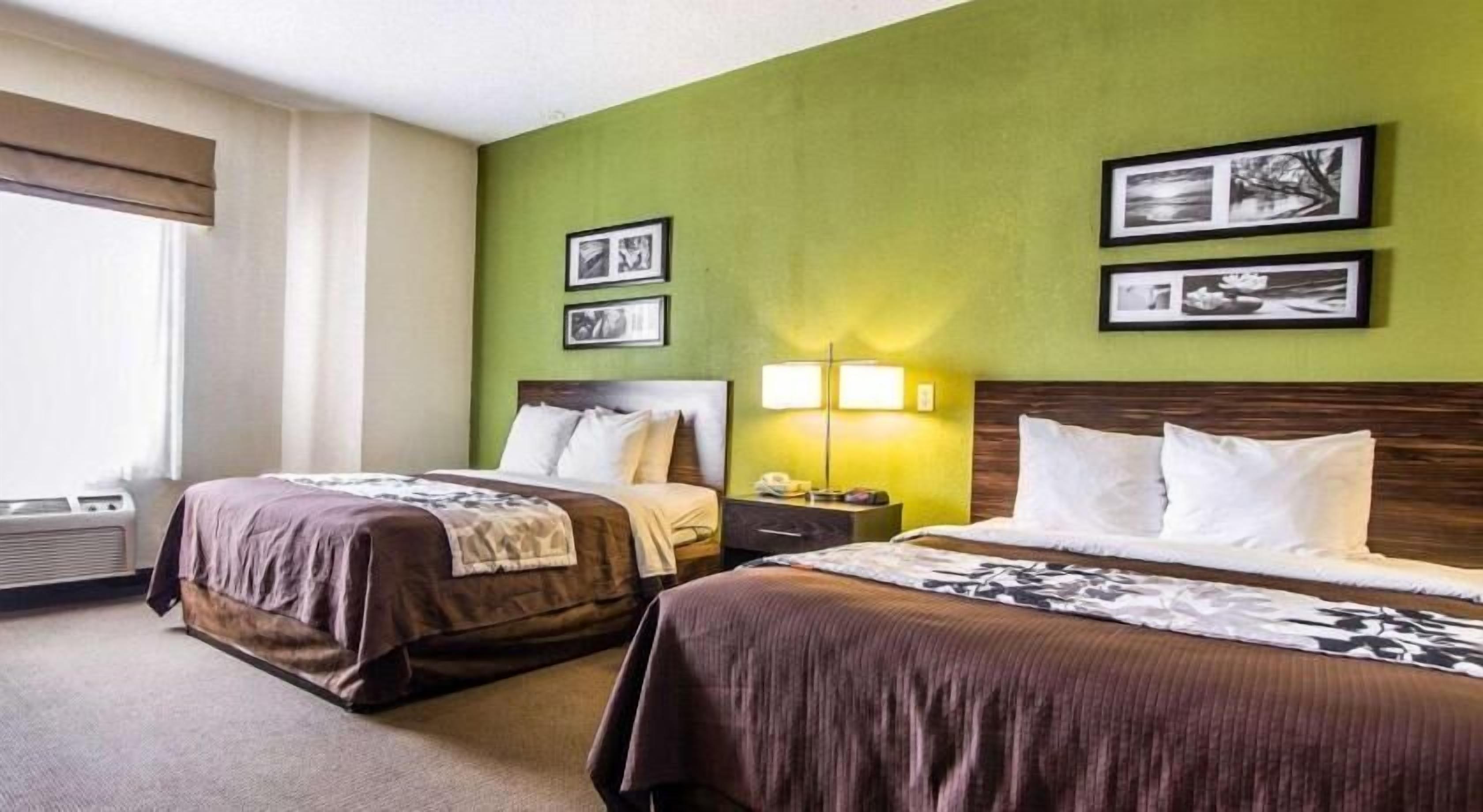 Desk, blackout drapes, iron/ironing board, rollaway beds