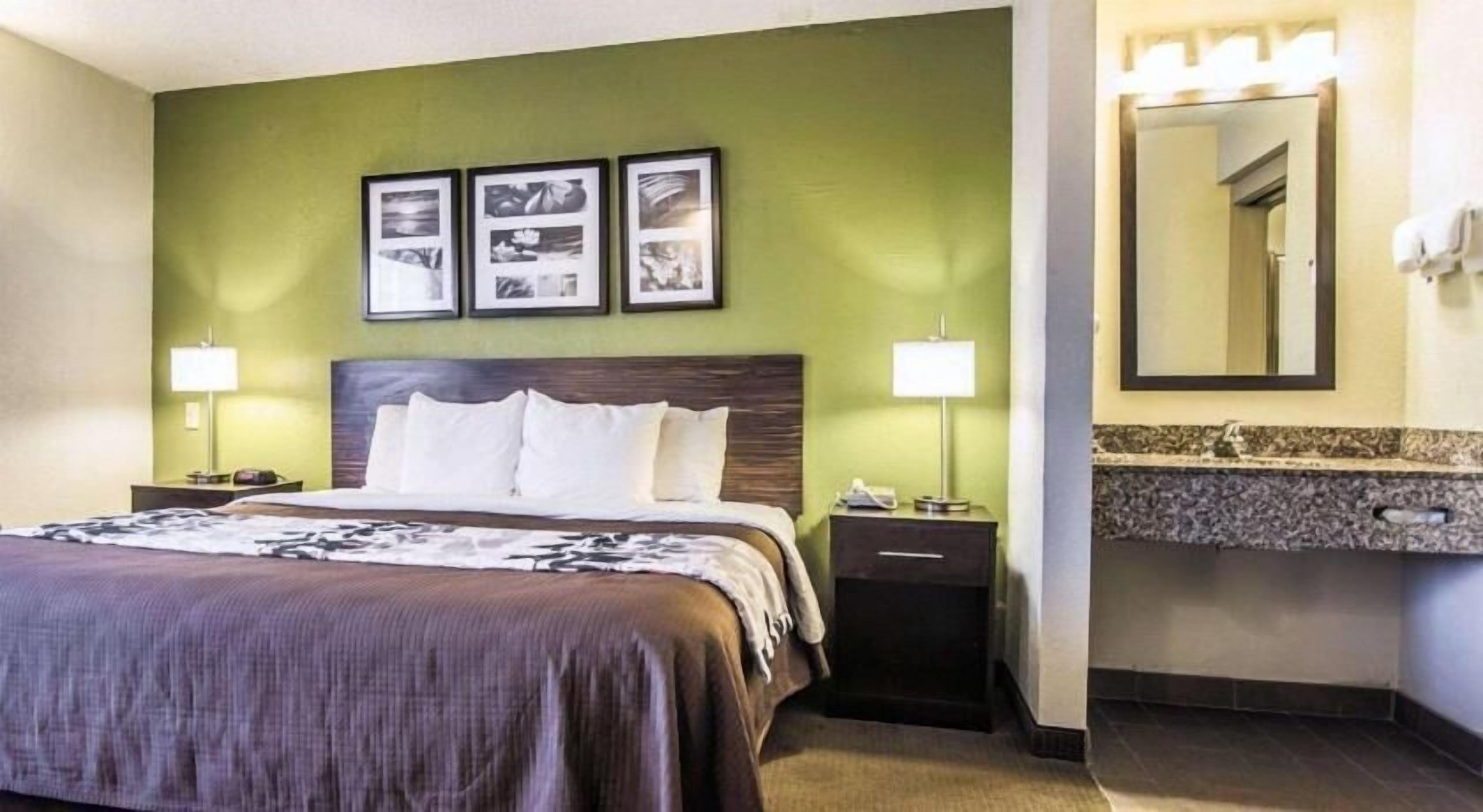 Desk, blackout drapes, iron/ironing board, rollaway beds