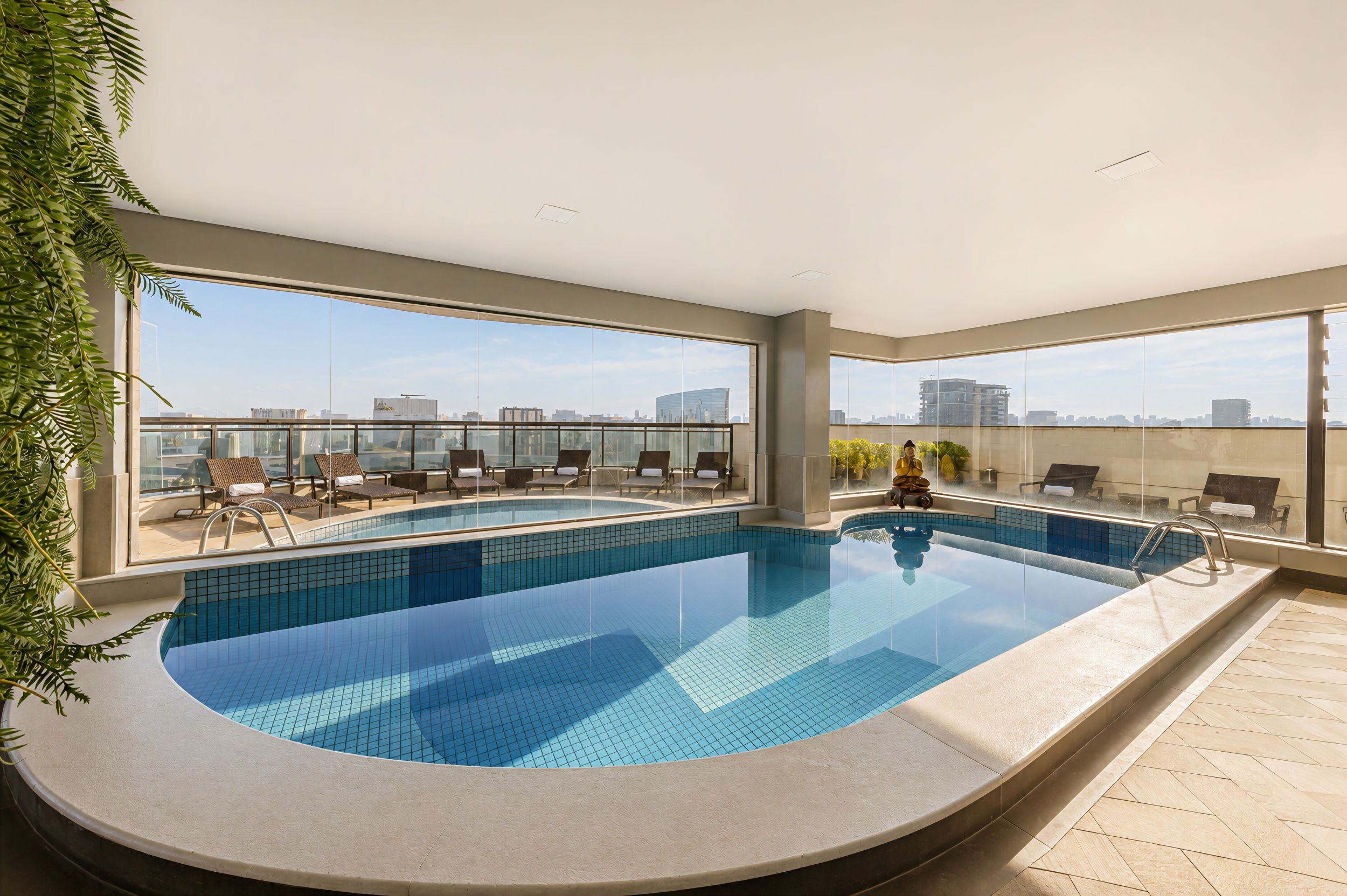 Piscina en la azotea