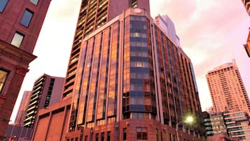 Front of property – evening/night