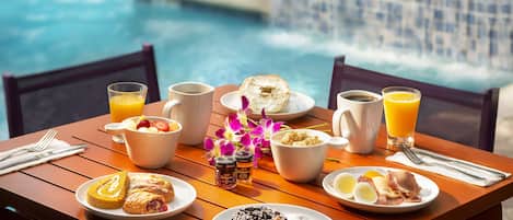 Kontinental frokost er inkludert hver dag