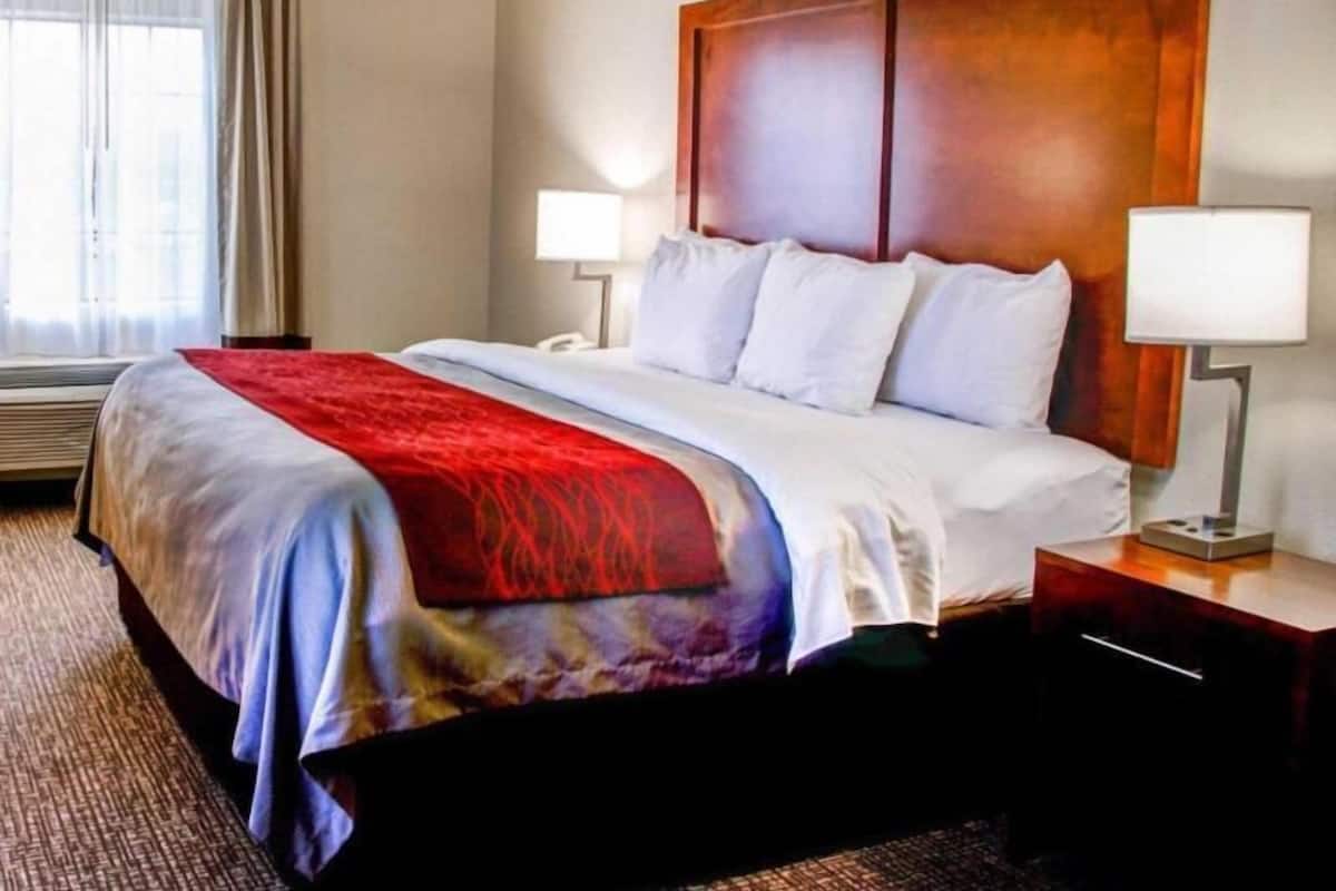 Coffre-fort, rideaux dâobscurcissement, fer et planche Ă repasser