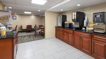 Free daily on-the-go breakfast