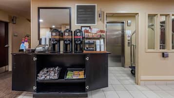Free daily on-the-go breakfast