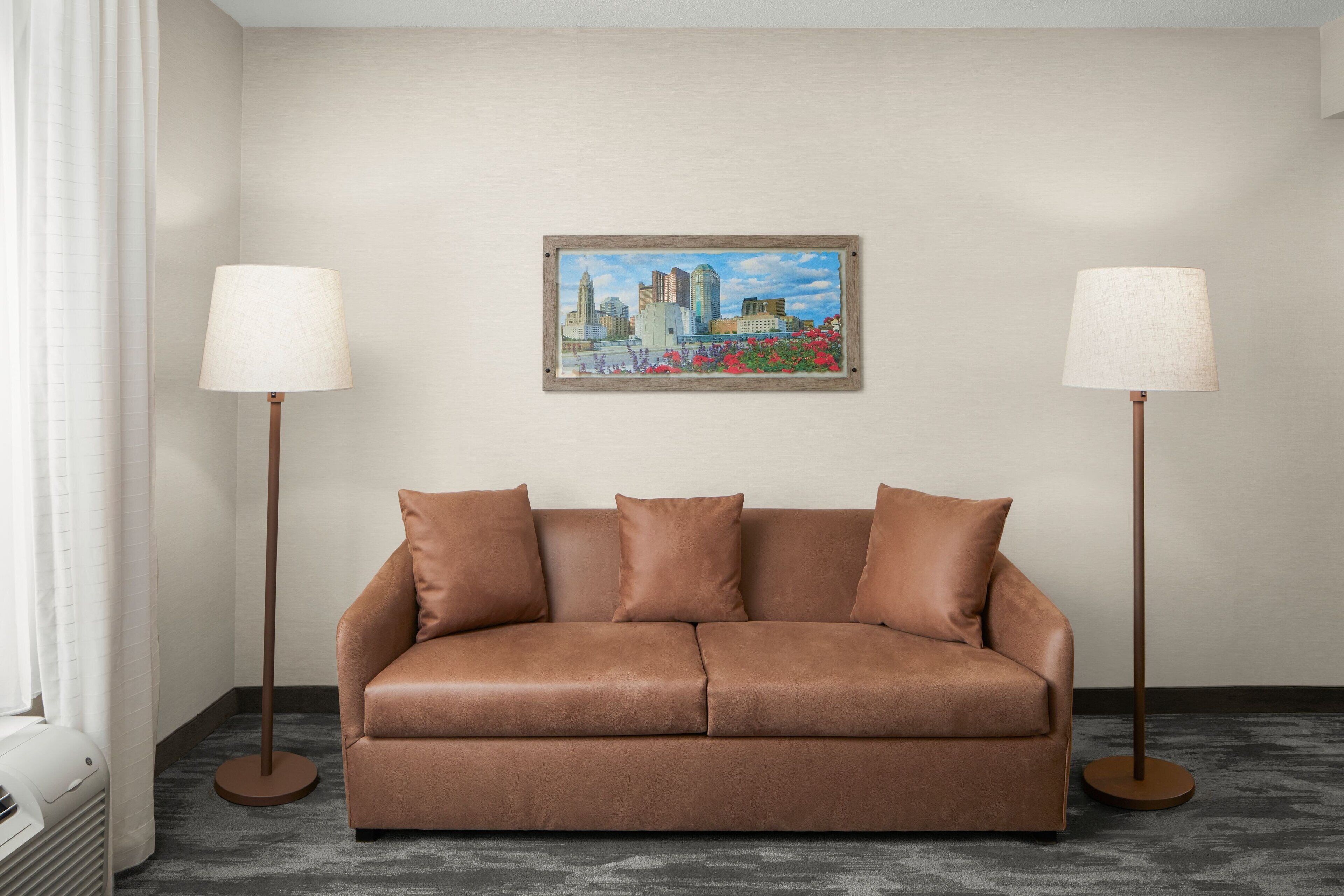 premium bedding, pillow-top beds, in-room safe, desk