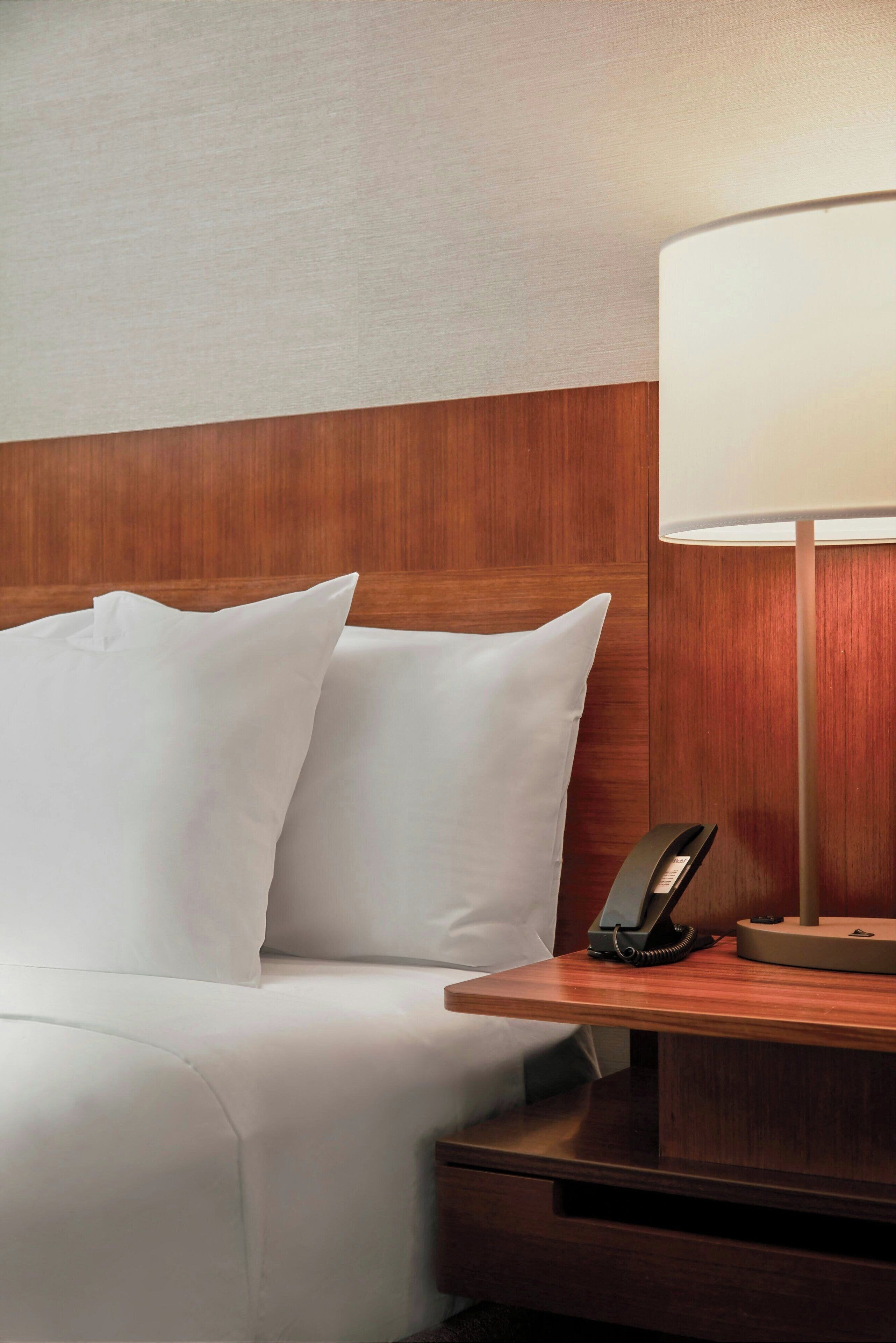 Premium bedding, pillowtop beds, in-room safe, desk