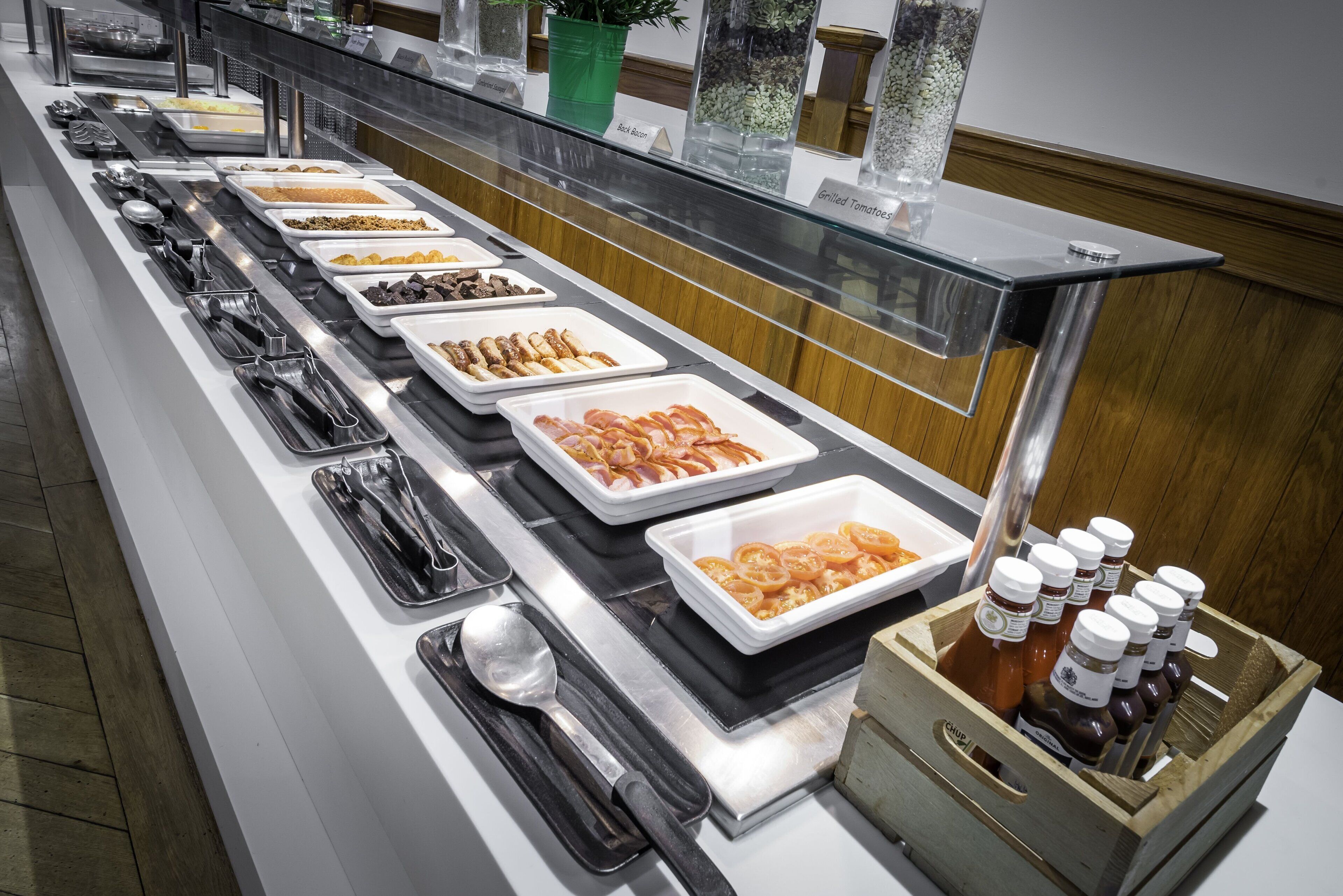 daily full breakfast (gbp 12.95 per person)