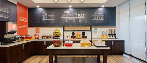 Free daily on-the-go breakfast