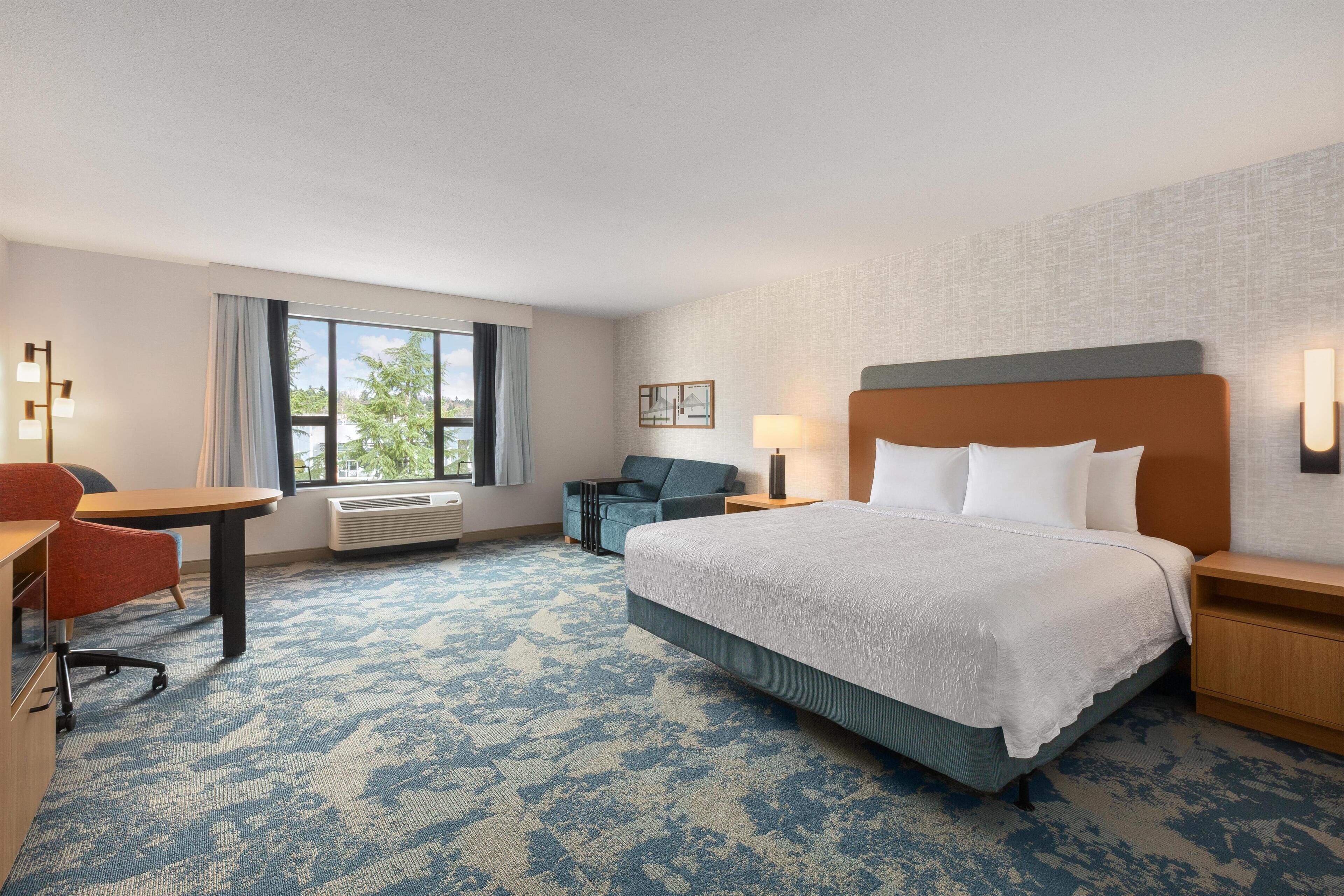 Room, 1 King Bed, Accessible, Non Smoking | Living area