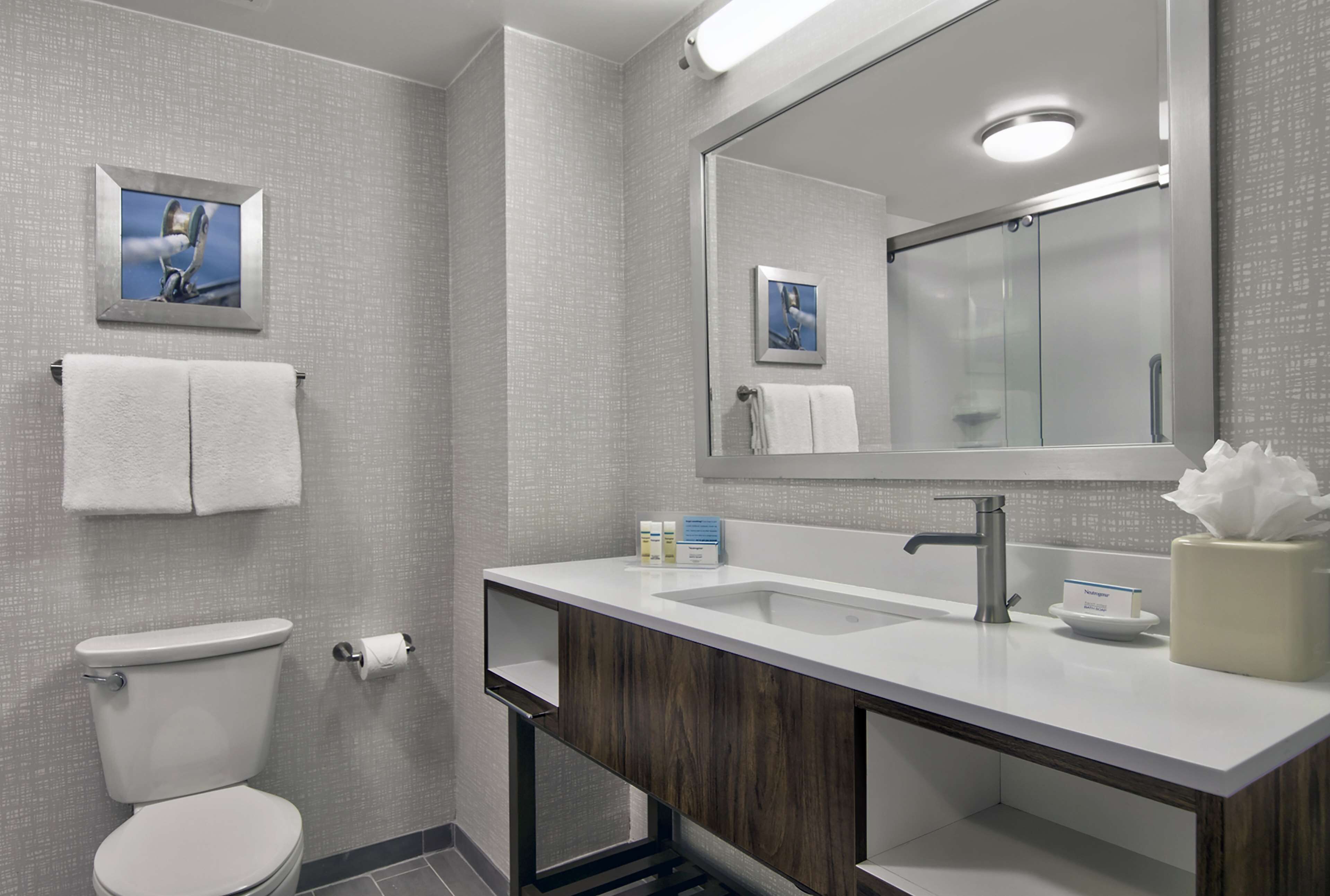 free toiletries, hair dryer, towels, soap