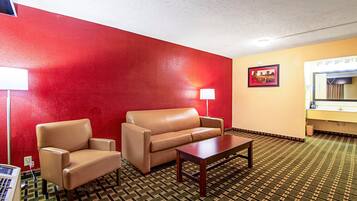 Suite, 1 King Bed, Non Smoking, Jetted Tub | Desk, iron/ironing board, free cribs/infant beds, free WiFi