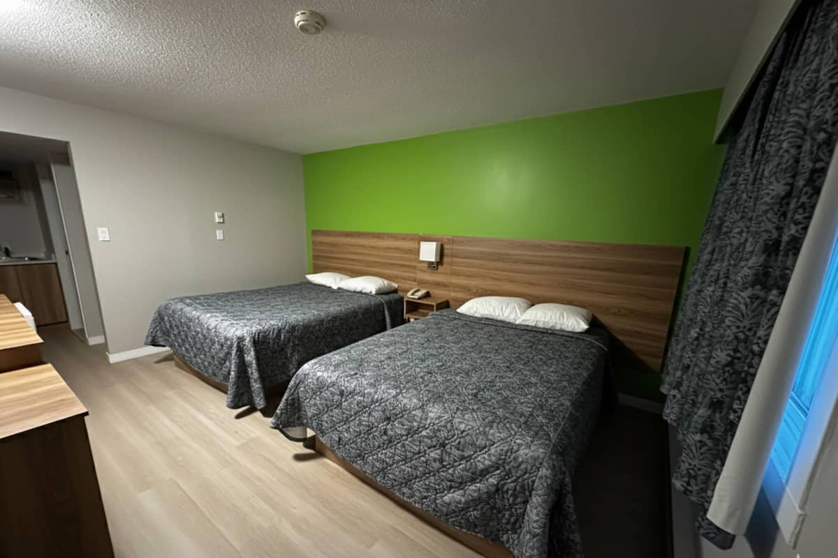 Standard Room, 2 Queen Beds, Non Smoking | Desk, soundproofing, iron/ironing board, free WiFi