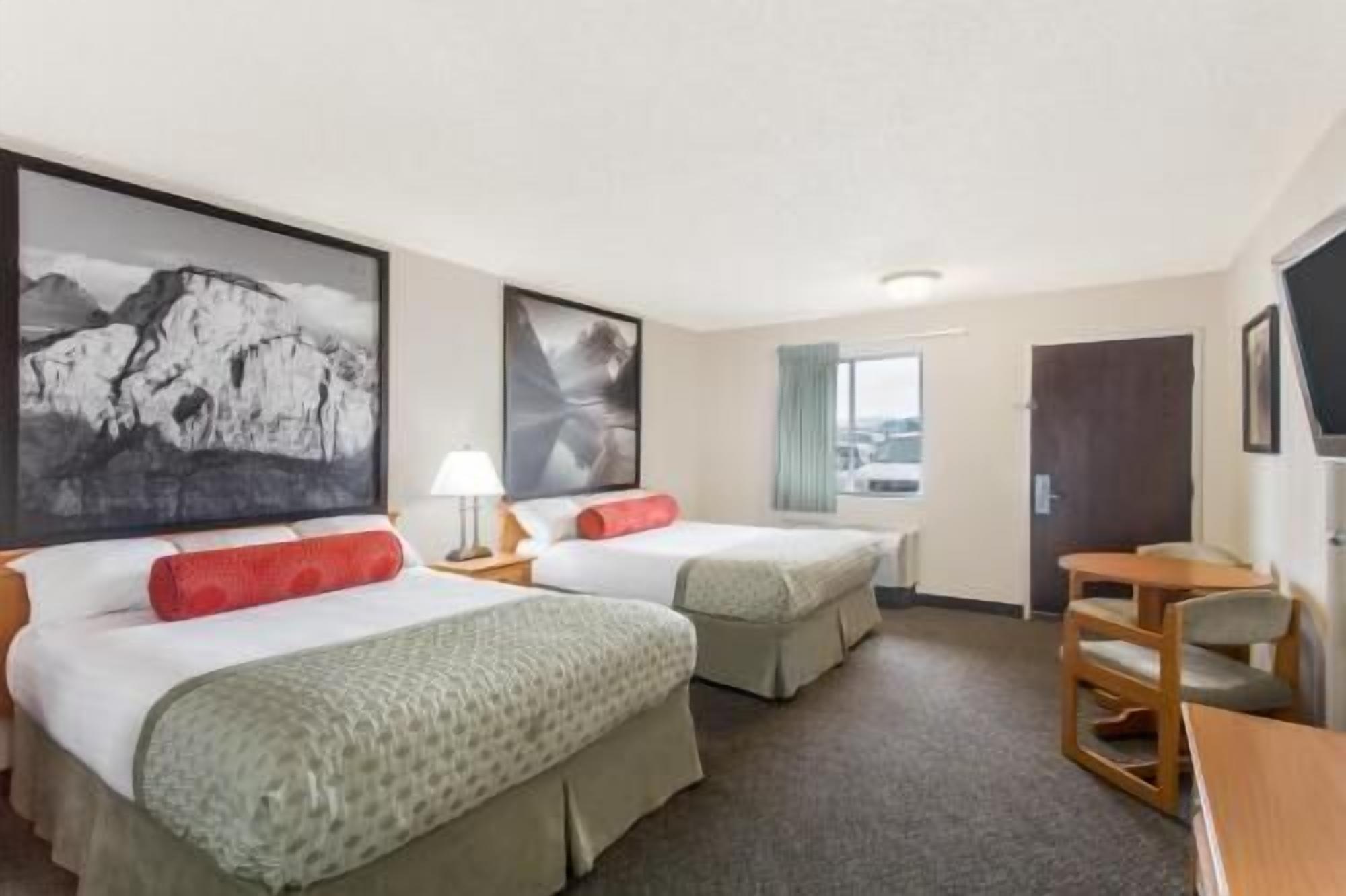 Pillowtop beds, blackout drapes, iron/ironing board
