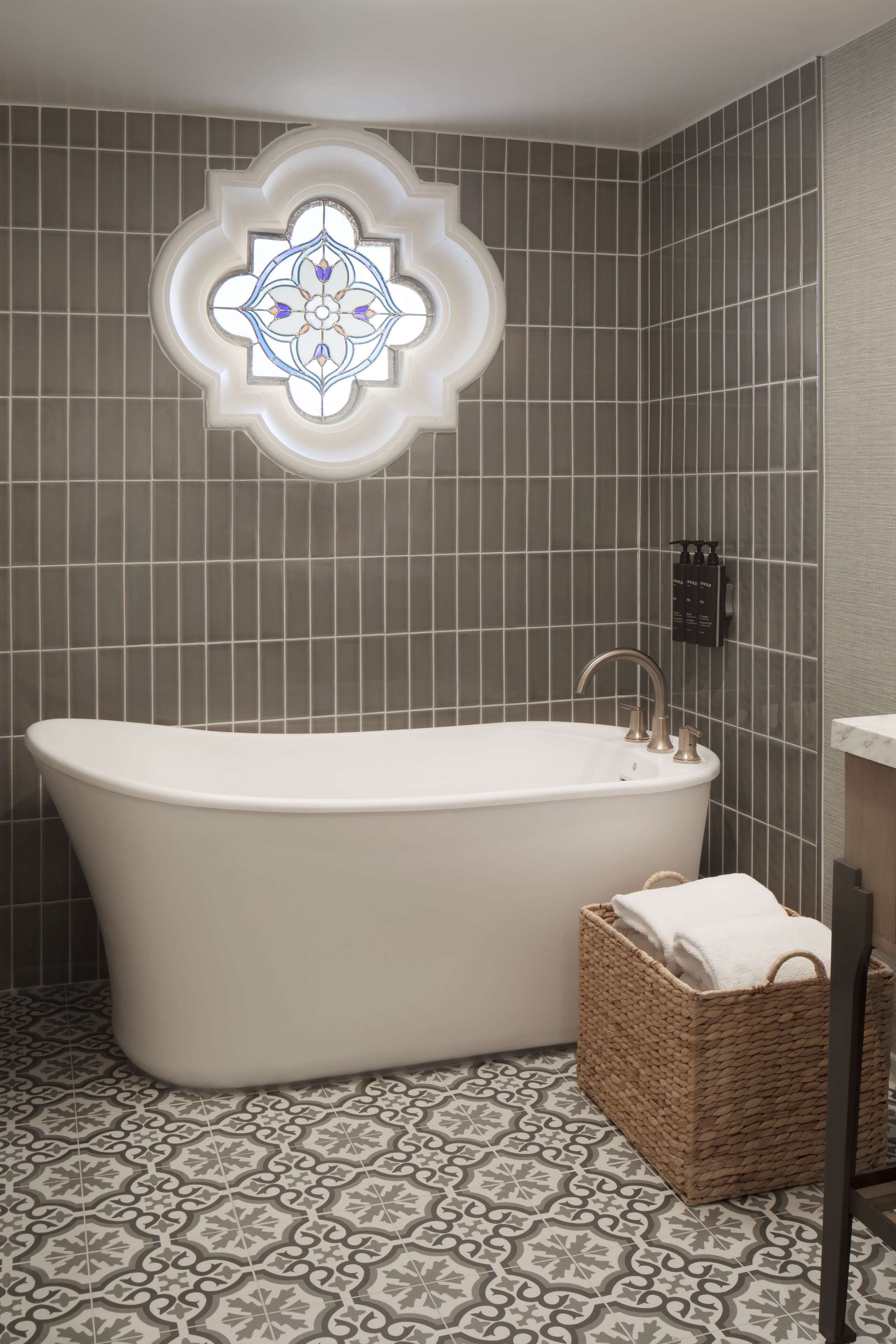 shower, rainfall showerhead, designer toiletries, hair dryer