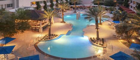2 outdoor pools, pool cabanas (surcharge), pool umbrellas