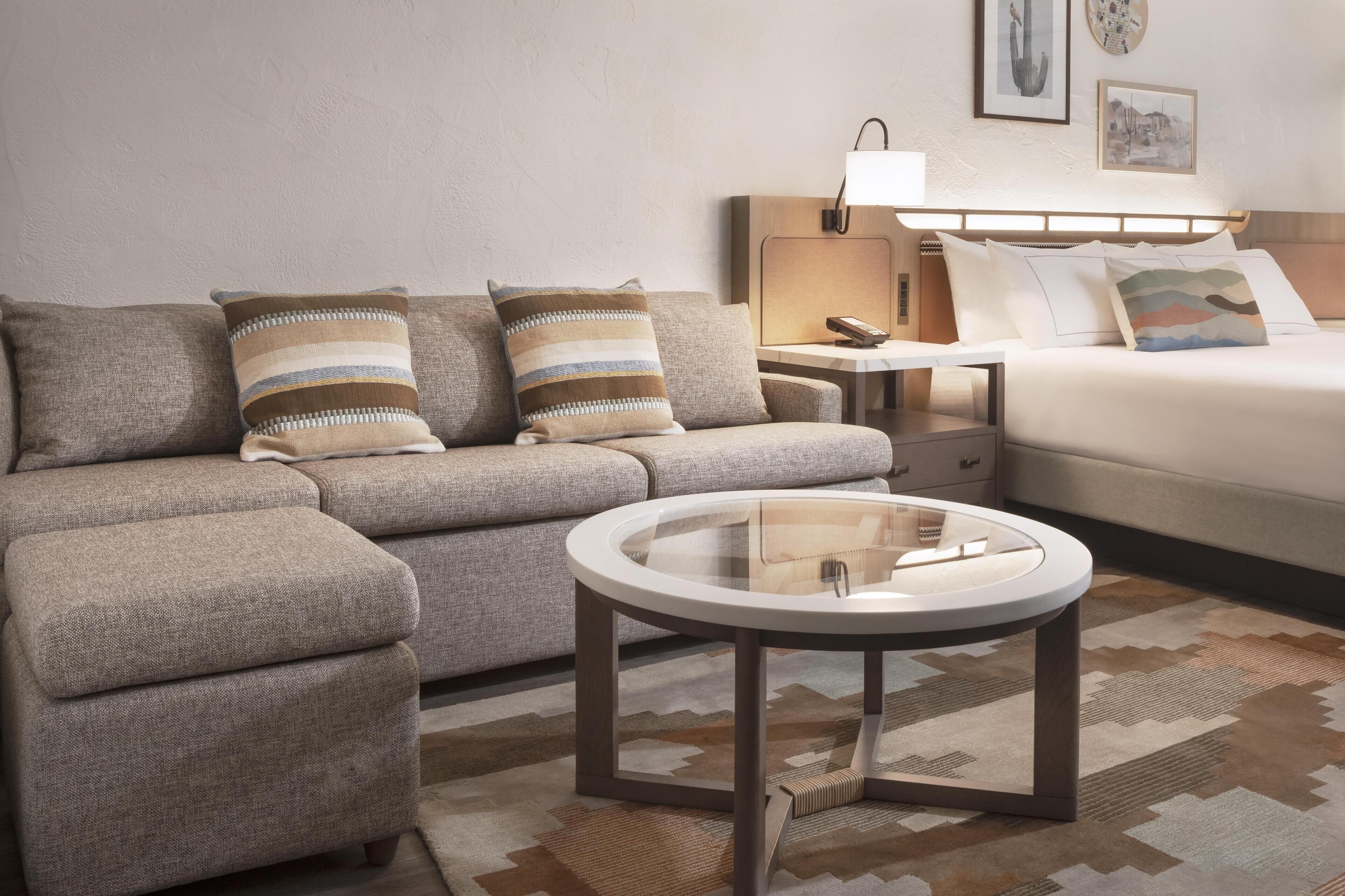 Premium bedding, pillow-top beds, in-room safe, desk