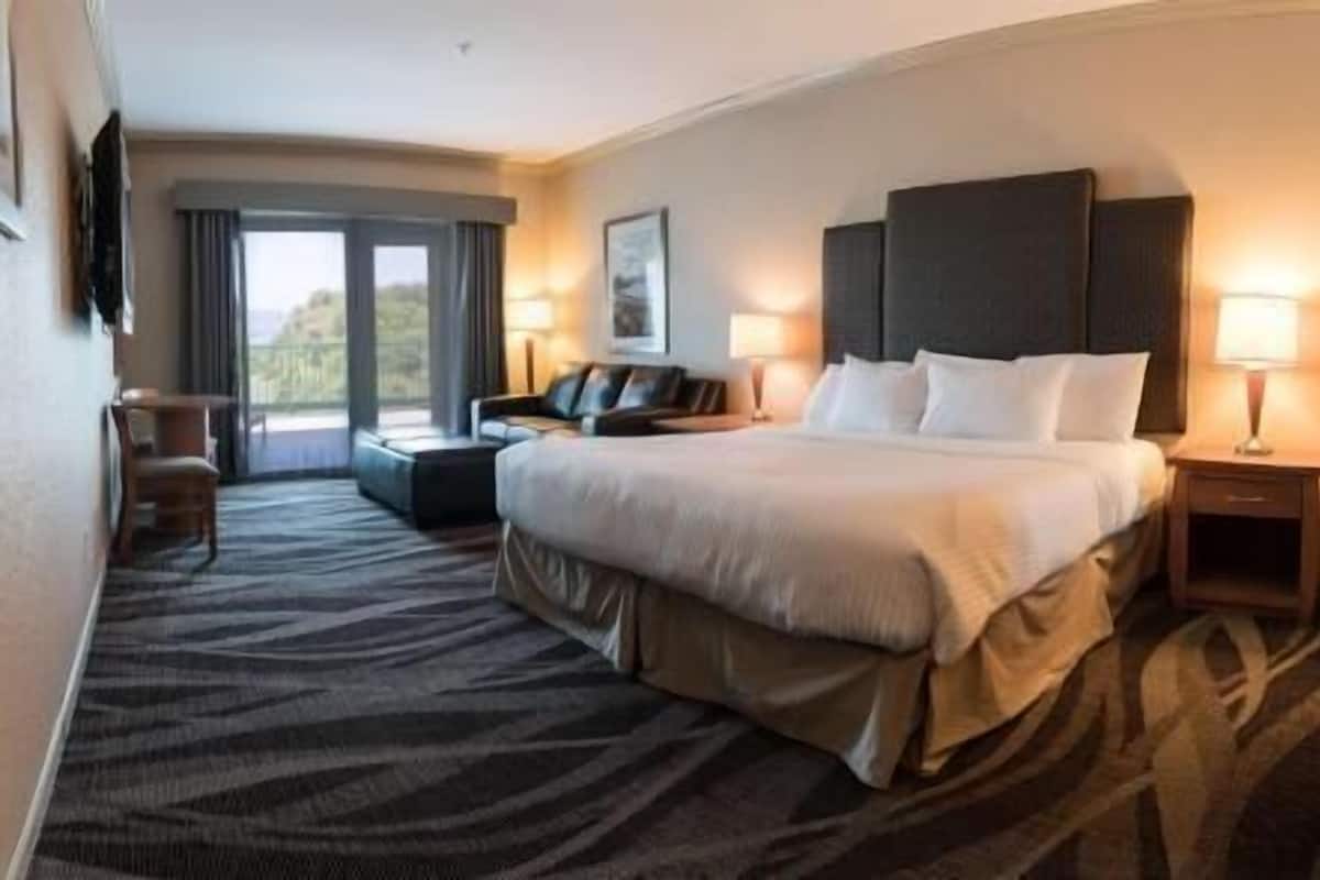 In-room safe, laptop workspace, iron/ironing board, free WiFi