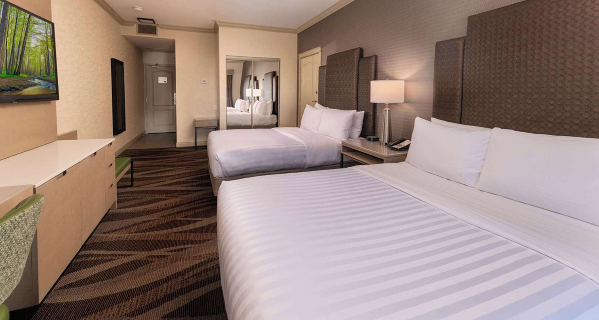 In-room safe, laptop workspace, iron/ironing board, free WiFi