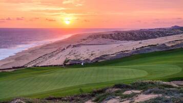 Enjoy a round of golf with ocean views at this scenic course.