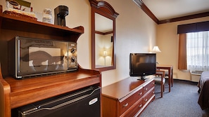 Blackout drapes, iron/ironing board, free cribs/infant beds, free WiFi