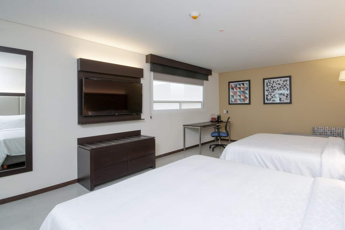 Standard Room, 2 Queen Beds | Premium bedding, in-room safe, desk, blackout drapes