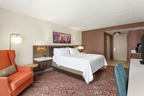 Hypo-allergenic bedding, in-room safe, desk, laptop workspace
