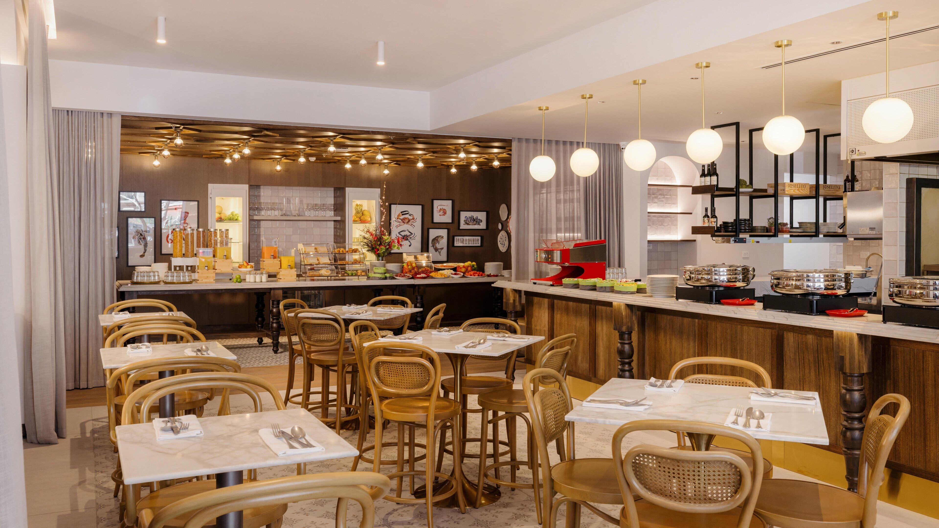 daily buffet breakfast (aud 37 per person)