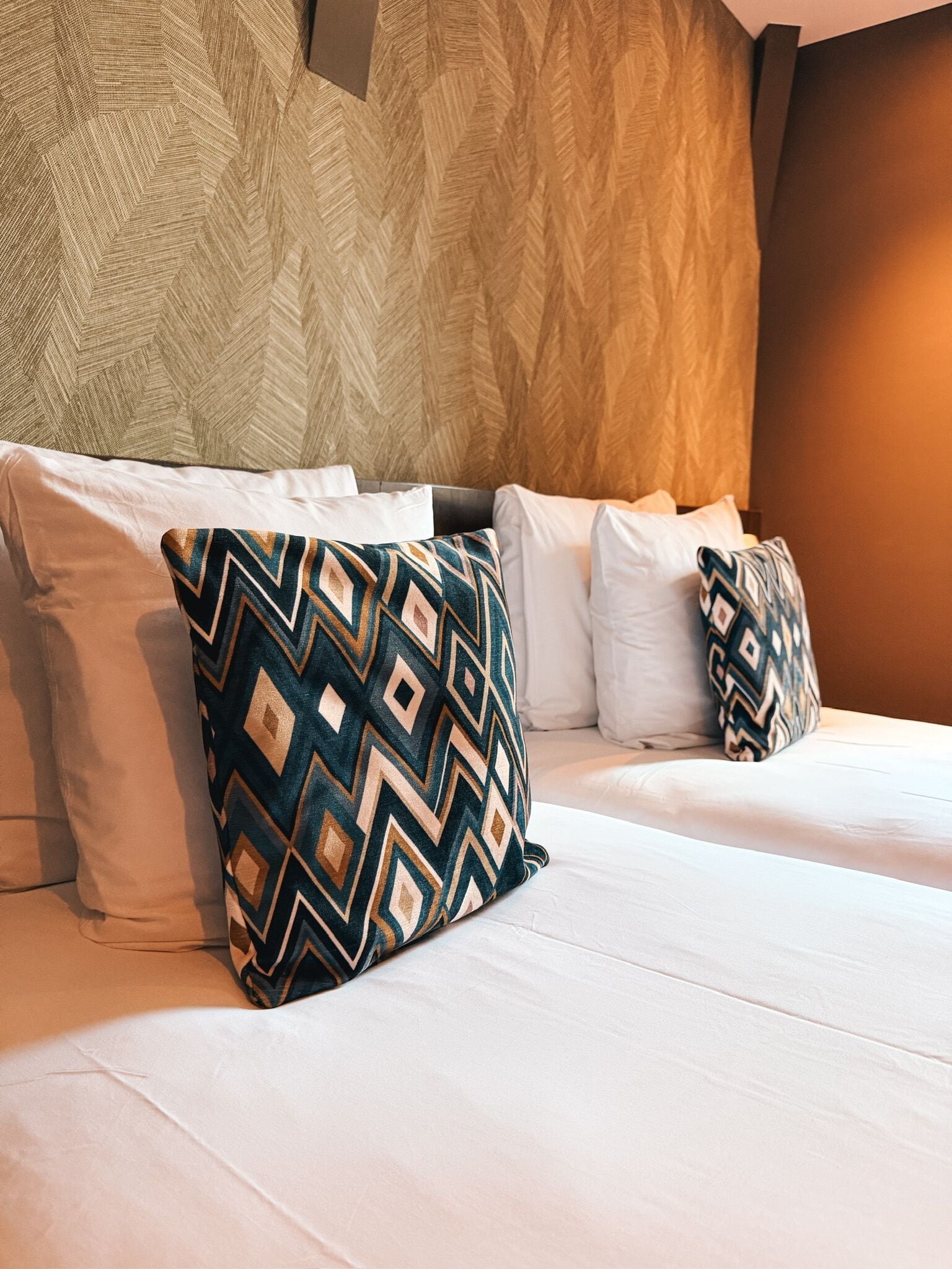 Chambre Standard, 2 lits une place | Coffres-forts dans les chambres, décoration personnalisée