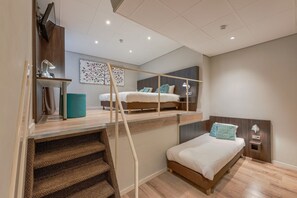 Triple Room, 3 Single Beds | In-room safe, individually decorated, individually furnished, desk