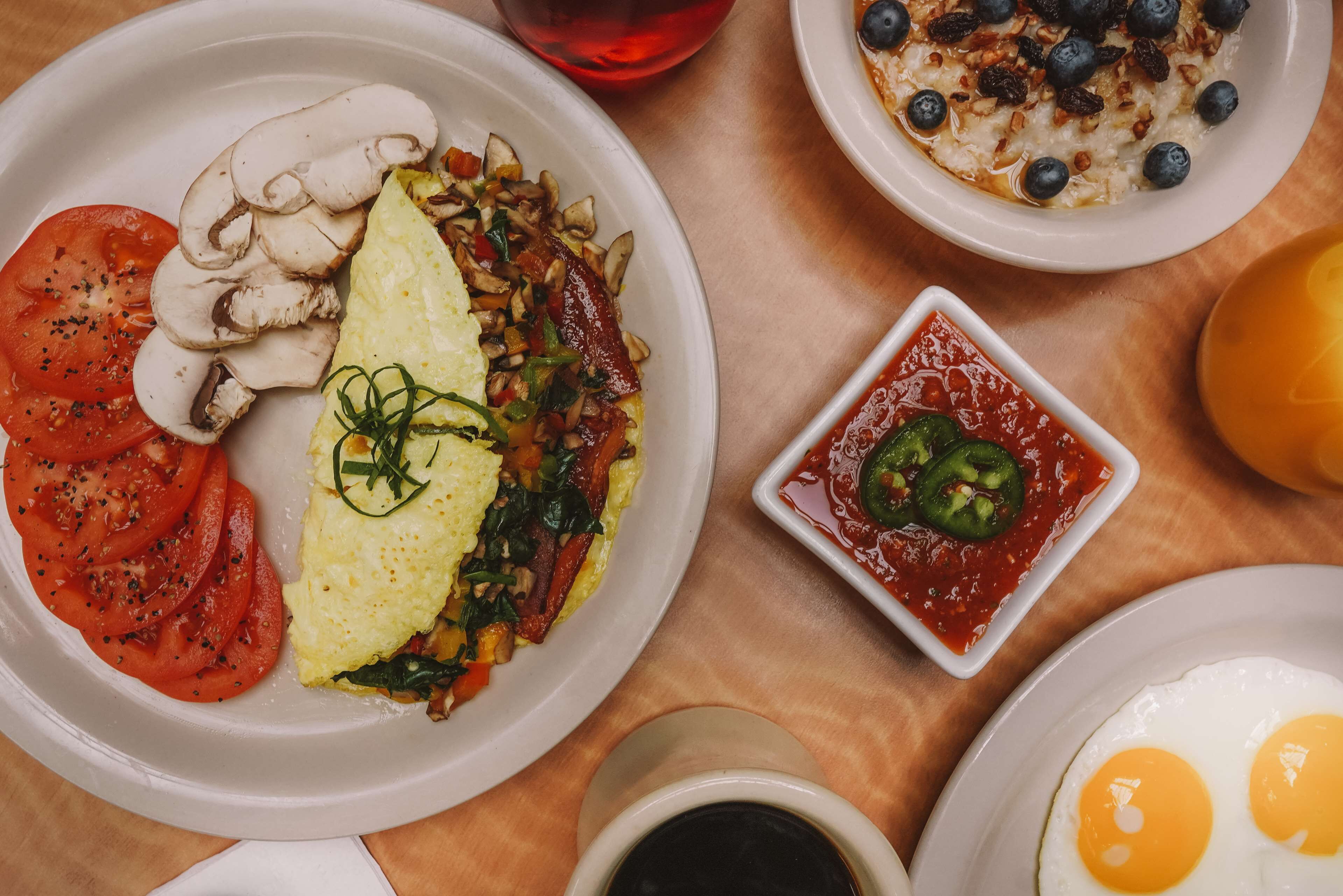 free daily cooked-to-order breakfast