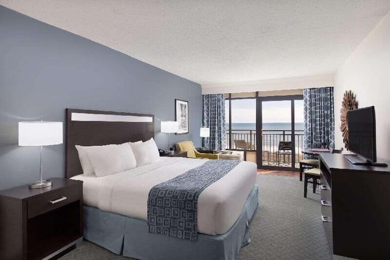 Premium bedding, down comforters, pillowtop beds, in-room safe