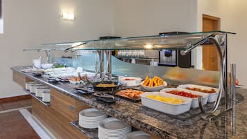 Daily buffet breakfast (EUR 13 per person)