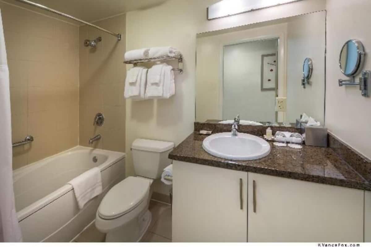 Baño | Tina con regadera, amenidades de baño gratuitas, secadora de cabello